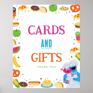 Poster Sesame Street Foodie Truck Gifts & Cards Sinal