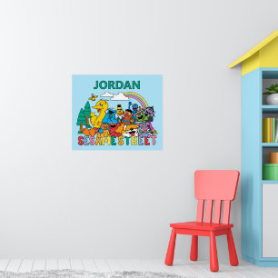 Poster Sesame Street Onda Arco-íris