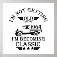 Sessenta festas de aniversário de safra personaliz