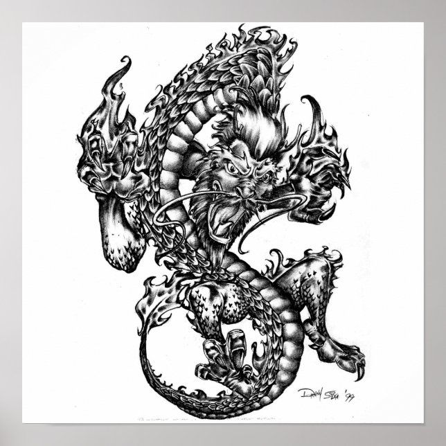 Pôster Sessões Dragon (Frente)