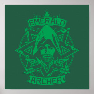 Poster Seta   Gráfico Emerald Archer