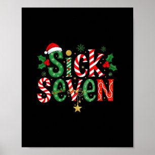 Poster Sete Doente Meme Engraçado 67 Seis Sete Natal Engr