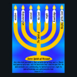 Poster Sete Espíritos do Messias<br><div class="desc">E haverá um Rod a partir do caule de Jesse, e um Branch crescerá a partir das suas raízes: e o Espírito do Senhor ficará sobre Ele, o Espírito da sabedoria e compreensão, o Espírito do advogado e do poder, o Espírito do conhecimento e do medo do Senhor. Isaiah 11:1-2...</div>