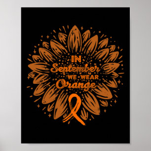 Poster Setembro Vestimos Sensibilização para Leucemia Lar