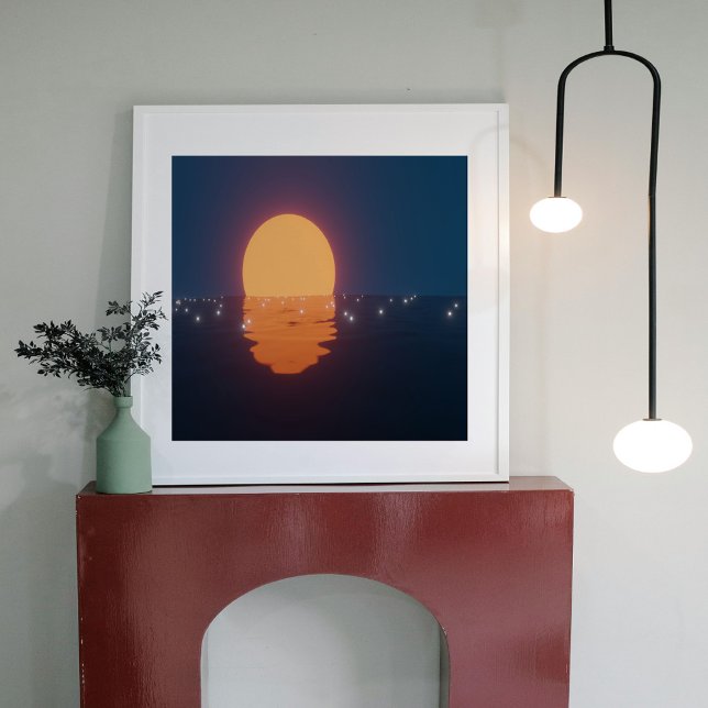 Poster Setores Eetéreos com Arte Sol Brilhante (Criador carregado)