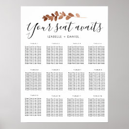 Poster Seu assento avança as Cartas de Casamento