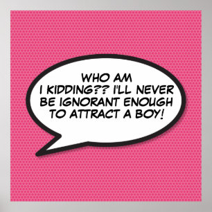 Poster Seu Balão de Fala de Mensagem Diversão Retro Quadr