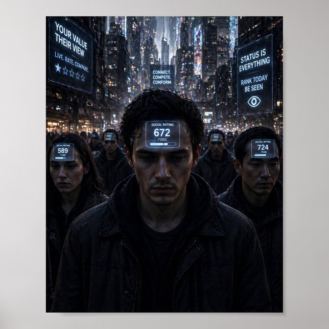 Poster Seu Cartaz de Valor (Frente)