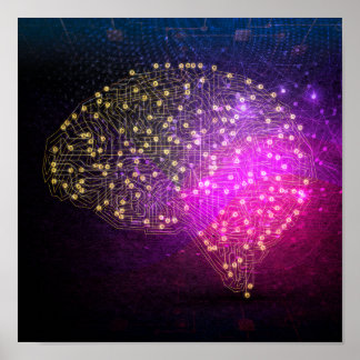 Pôster Seu Cérebro na Bitmoney