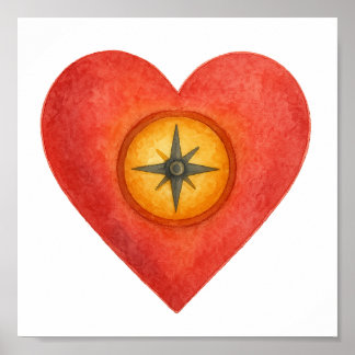 Poster Seu coração sabe a direção certa