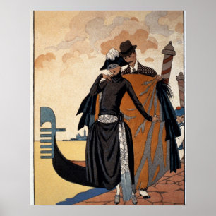 Poster Seu e ele, forma Ilustração, 1921 (pochoir p