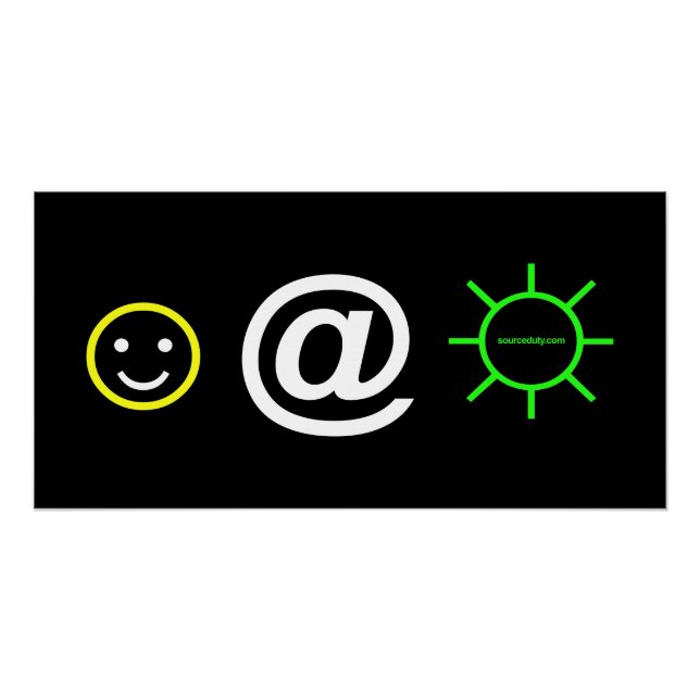 Pôster Seu Emote (Frente)