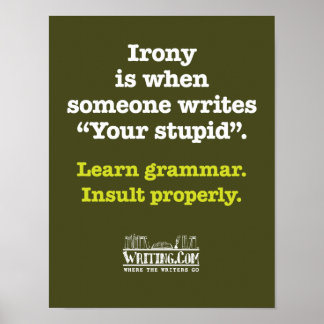 Poster "Seu Estúpido"