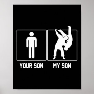 Poster Seu Filho Meu Filho Judo Karate Orgulhoso