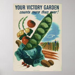 Poster Seu jardim de vitória conta mais do que nunca!