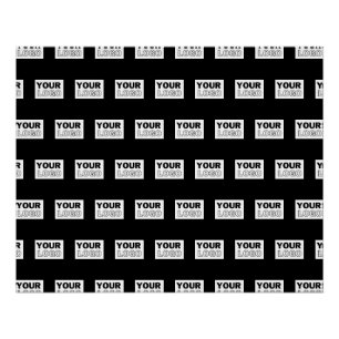 Pôster Seu logotipo ou Design   Fundo de cor editável