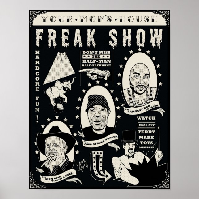 Poster Seu Mães House Freak Show Emma Terry (Frente)