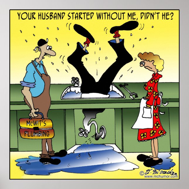 Poster Seu Marido Começou Sem Mim (Frente)