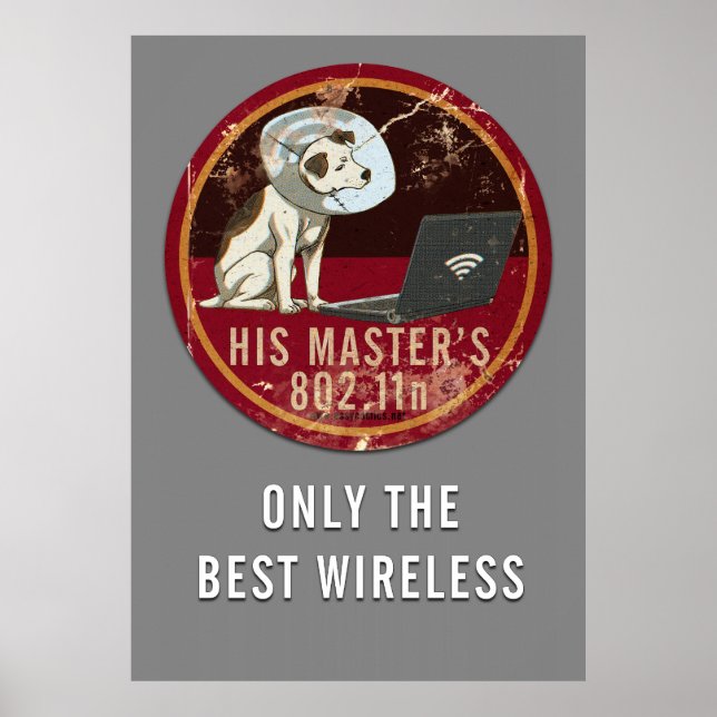 Pôster Seu mestre 802.11n (Frente)