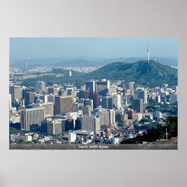 Poster Seul, Coreia do Sul (Frente)