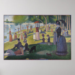 Poster Seurat Domingo La Grande Jatte Arte Fino