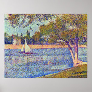 Pôster Seurat - O Sena no Grand Jatte, Primavera