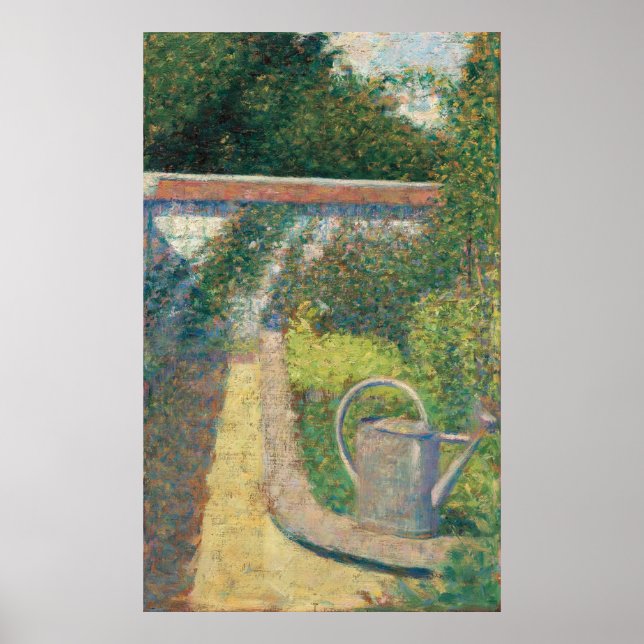 Poster Seurat Watering Can Garden (Frente)