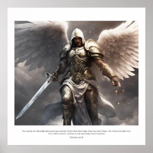 Poster Seus anjos nos protegem aonde quer que vamos!