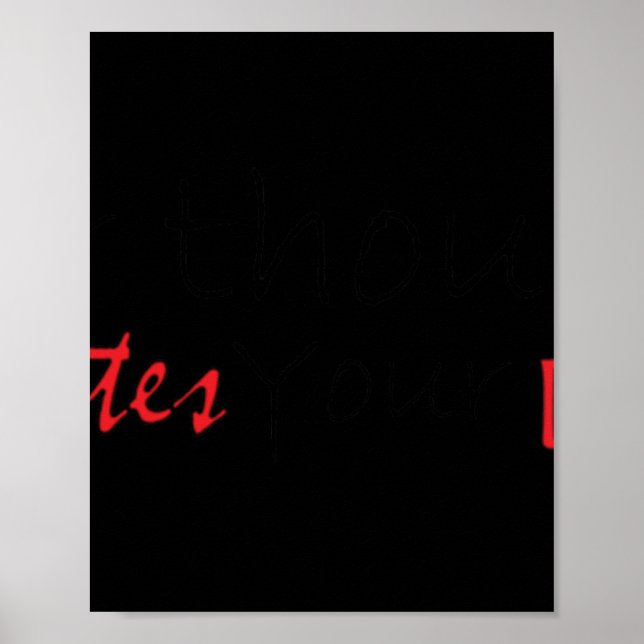 Poster Seus Pensamentos Ditam Seu Vinheta De Destino (Frente)