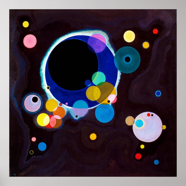 Poster Several Circles, Wassily Kandinsky (Frente)
