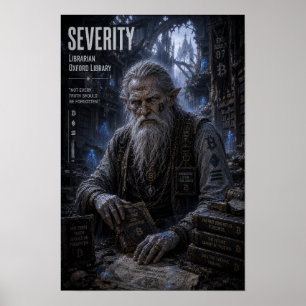Poster Severidade / Bibliotecário / Biblioteca de Oxford