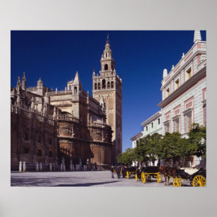 Pôster Sevilha, La Giralda da espanha  