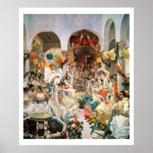 Poster Sevilha (óleo na canvas)