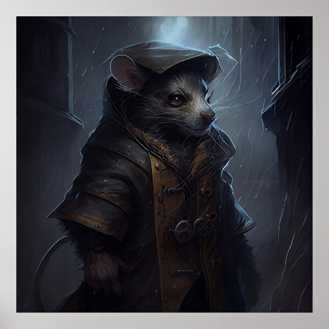 Poster sewer rat (Frente)