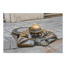 Sewer Worker Bronze Estátua, Bratislava, Eslováqui