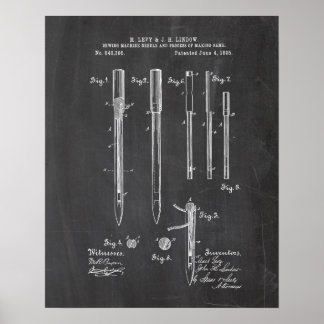 Poster Sewing Machine Patent