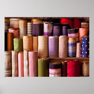 Poster Sewing - tecido