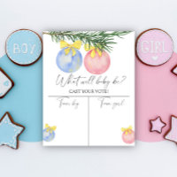 Sexo de Natal revela gráfico de Menino ou Rapariga