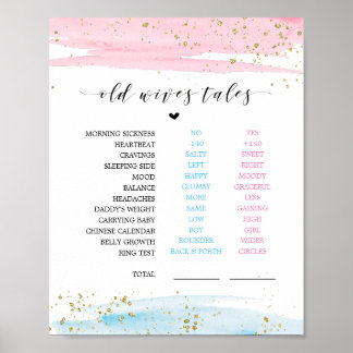 Poster Sexo de Watercolor Revela Sinal de Esposas Antigas