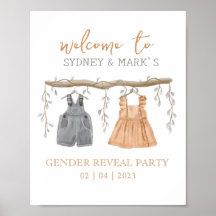 Sexo revela festa, Ele ou ela, bem-vindo, querida