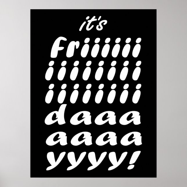 Poster Sexta-feira (Frente)