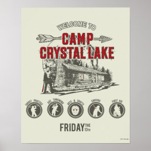 Poster Sexta-feira, 13   Bem-vindo ao Lago Crystal do Cam