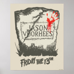 Poster Sexta-feira, 13   Jason Voorhees Headstone