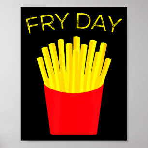 Poster Sexta-feira, Batatas Fritas, Tgif Graças a Deus É