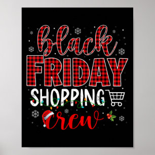 Poster Sexta-Feira Engraçada Comprando Tripulação Natal P