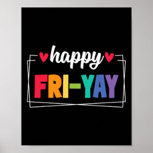 Poster Sextou Feliz Sexta-feira Divertido Fim de Semana P