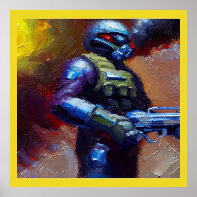 Poster SF - Herói Militar 4 (Frente)