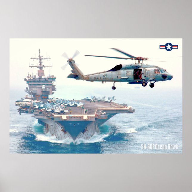 POSTER SH-60F OCEAN HAWK (Frente)