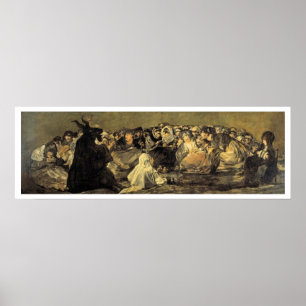 Pôster Shabat das Bruxas de Francisco Goya