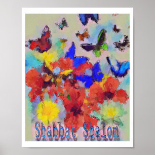 Poster Shabbat e 🦋 borboleta
